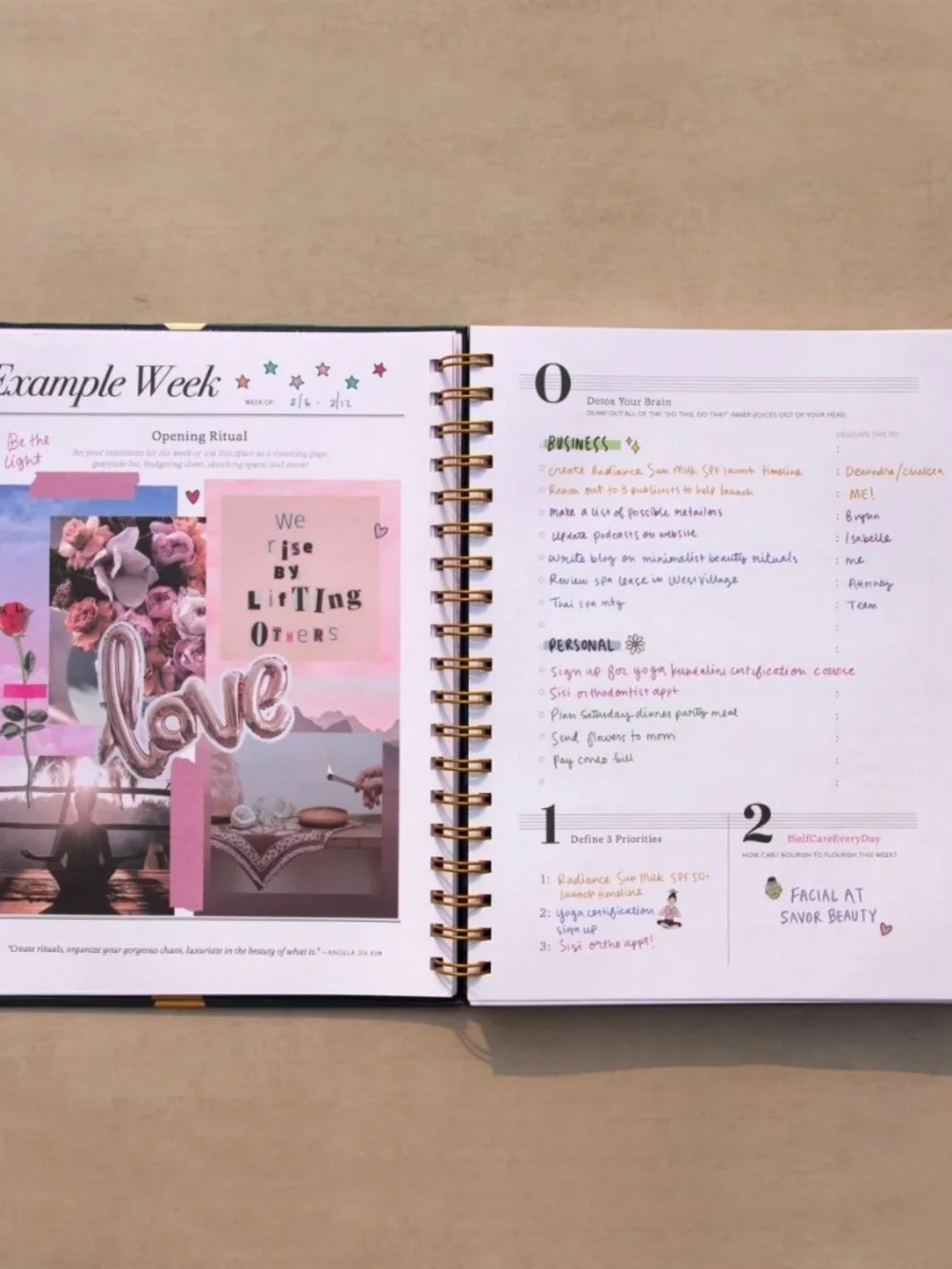 NEW discontinued Savor Beauty Planner; undated 90 day planner